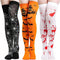 1Pair Halloween Thigh High Socks,Long Stockings,Halloween over Knee Stockings,Halloween Cosplay Festival Socks,Funny Prank Stockings for Halloween,Halloween Party Costume Props,Christmas